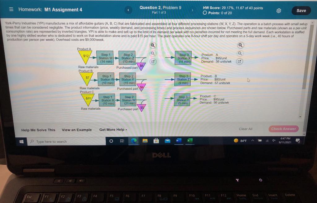 Homework: M1 Assignment 4 Question 2, Problem 9