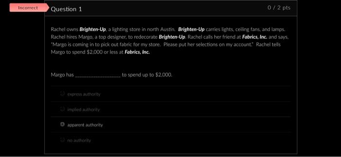 Rachel owns Brighten-Up, a lighting store in