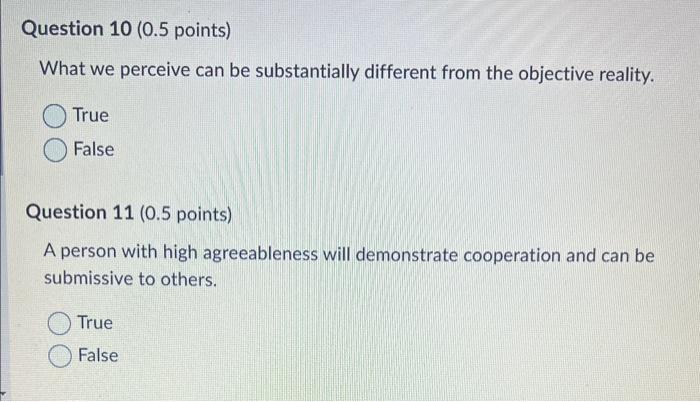 What we perceive can be substantially different