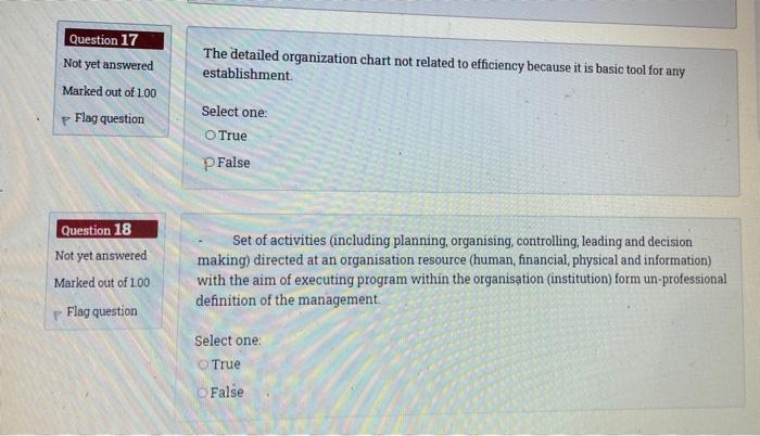 I need just the answer , please fast Question 17