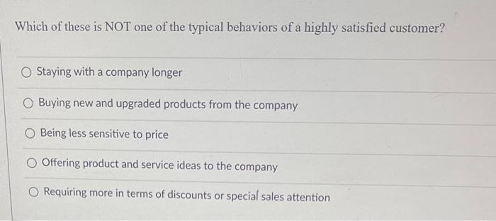 Which of these is NOT one of the typical