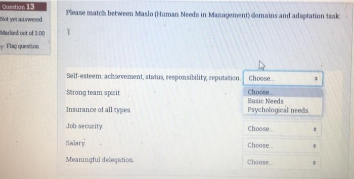 I need just the answer , please fast Please match