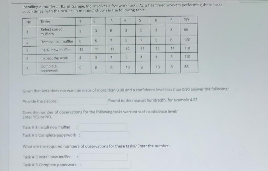 Installing a muffler at Barut Garage, Inc.