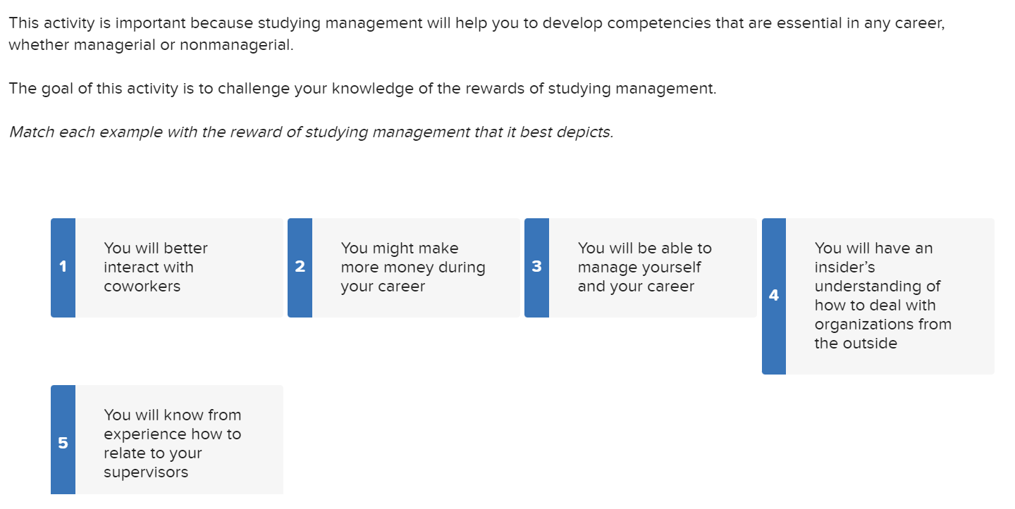 This activity is important because studying