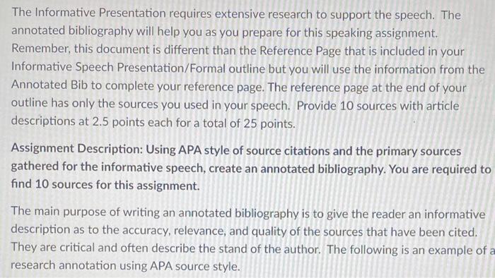 Subject for bibliography is the importance of