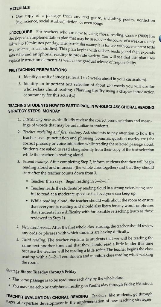 Please read chapter 8 and answer the questions