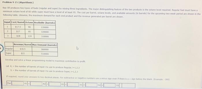 please help: this is operations research, but