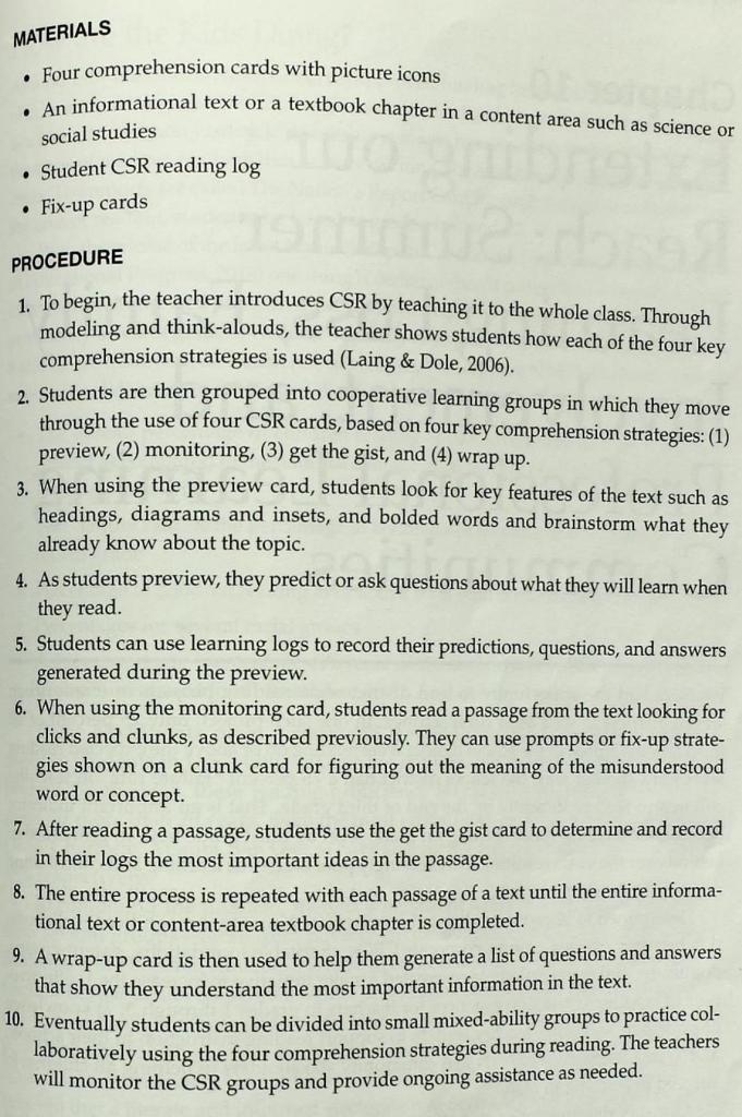 Please read chapter 8 and answer the questions