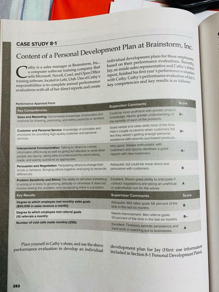 We need answer according to key competencies in