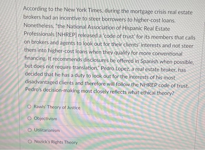 According to the New York Times, during the