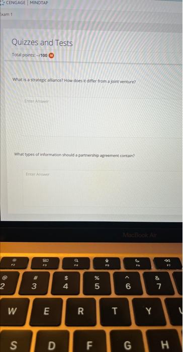 What is a strategic alliance? How does it difer