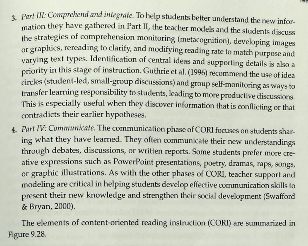 Please read chapter 5 and answer the questions