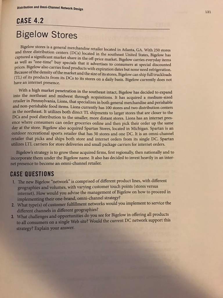 Please help with all 3 questions in this Case