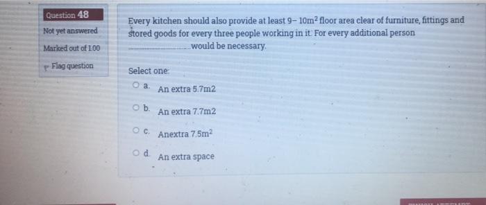 I need just the answer , please fast Question 48