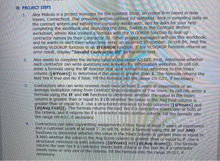 DE PROJECT STEPS 1. Alex Makula is a project