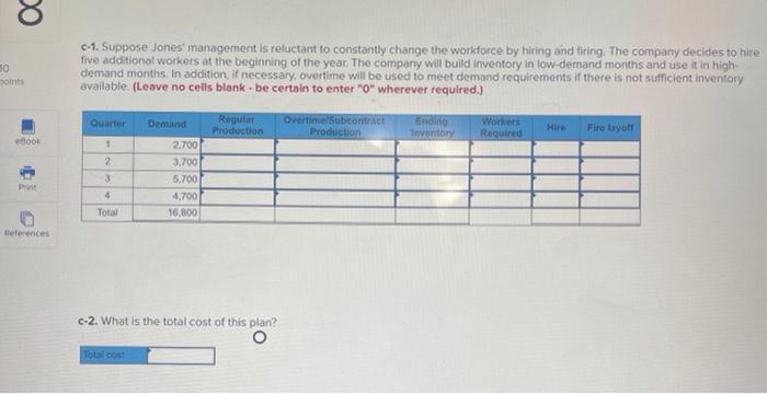 00 Problem 13-10 (Algo) 10 DO look Jones inc. is