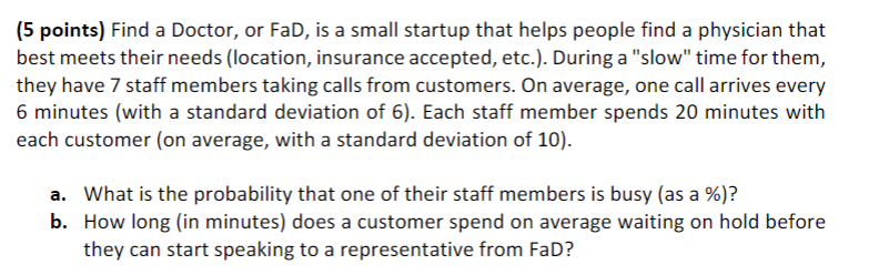 Find a Doctor, or FaD, is a small startup that