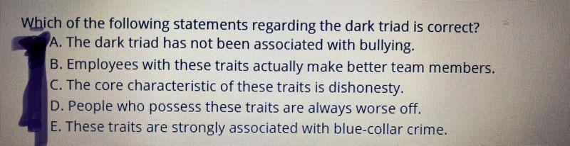 The Big Five personality factors represent A. all