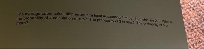 please help The average count calculation errors