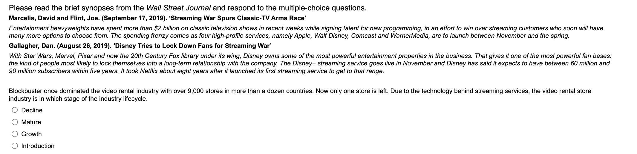 need answer asap Please read the brief synopses