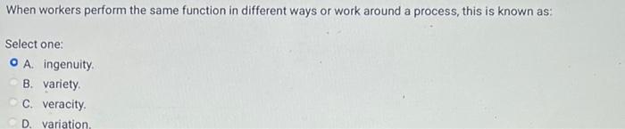 When workers perform the same function in
