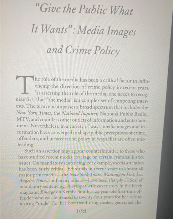 Mauer presents evidence of media influence over