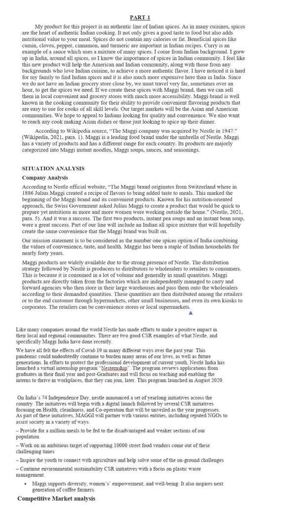 Here is the answers for Part 1,2, and 3 I NEED