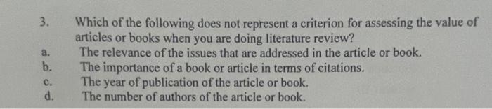3. Which of the following does not represent a