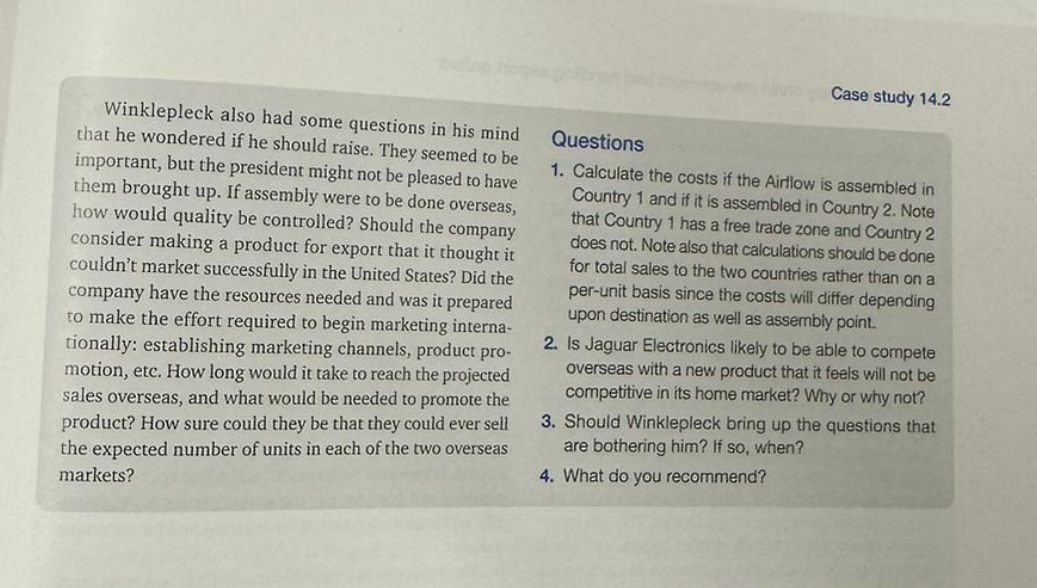 (This case study is derived from one written by