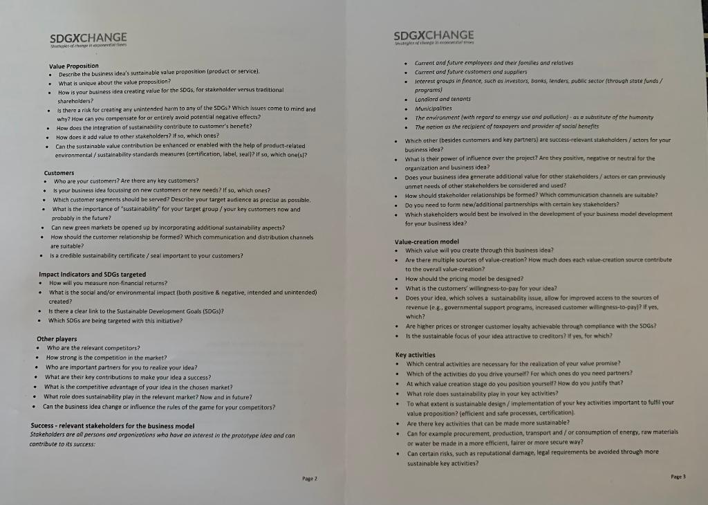 Key resources - What key resources and skills are