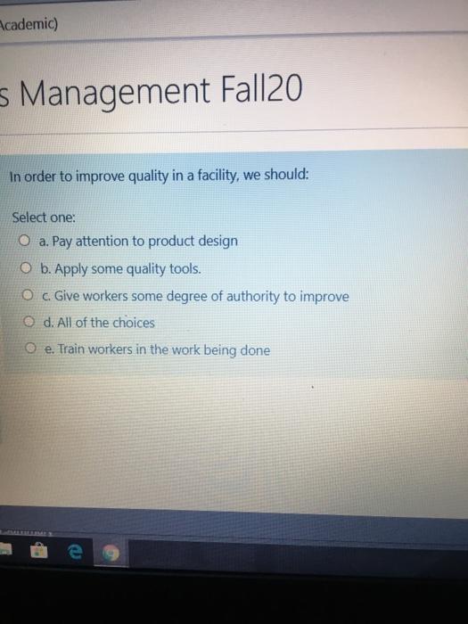 eica em (Academic) ons Management Fall20 An