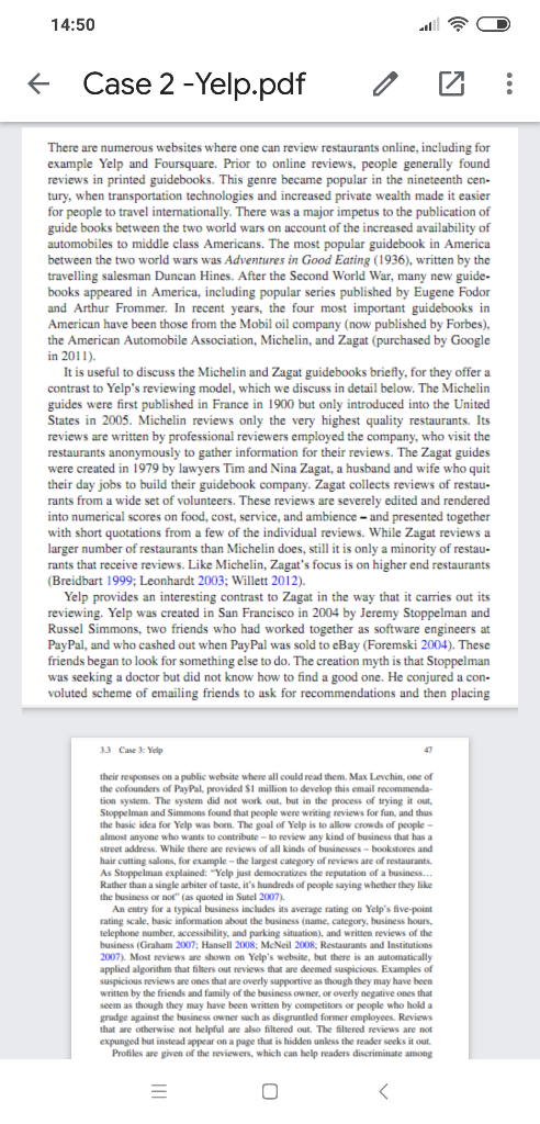 a. Explain the resource bundle of yelp. b.