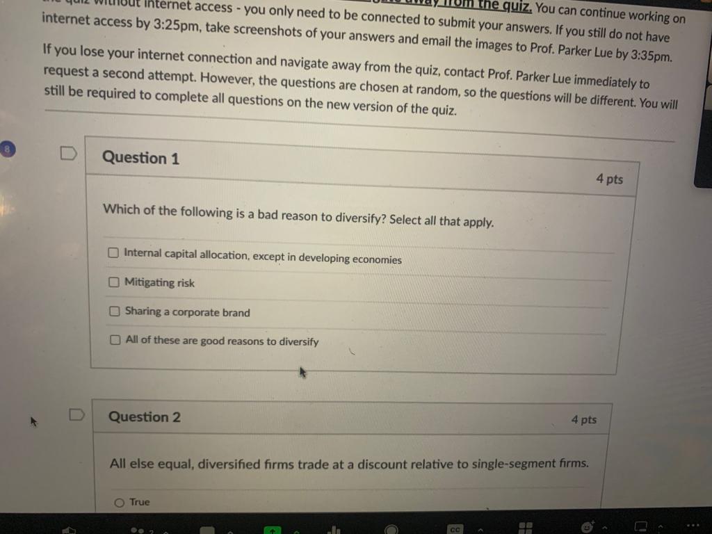 still be required to complete all questions on