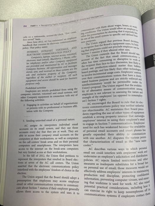 Does it matter that the email equipment is owned