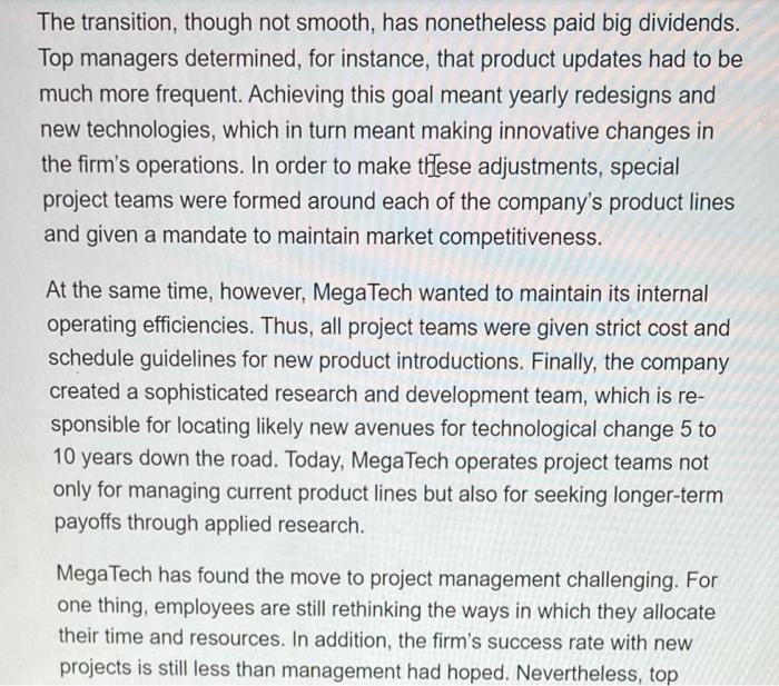 ANSWER THE QUESTIONS ASAP CASE STUDY 1.1 Mega