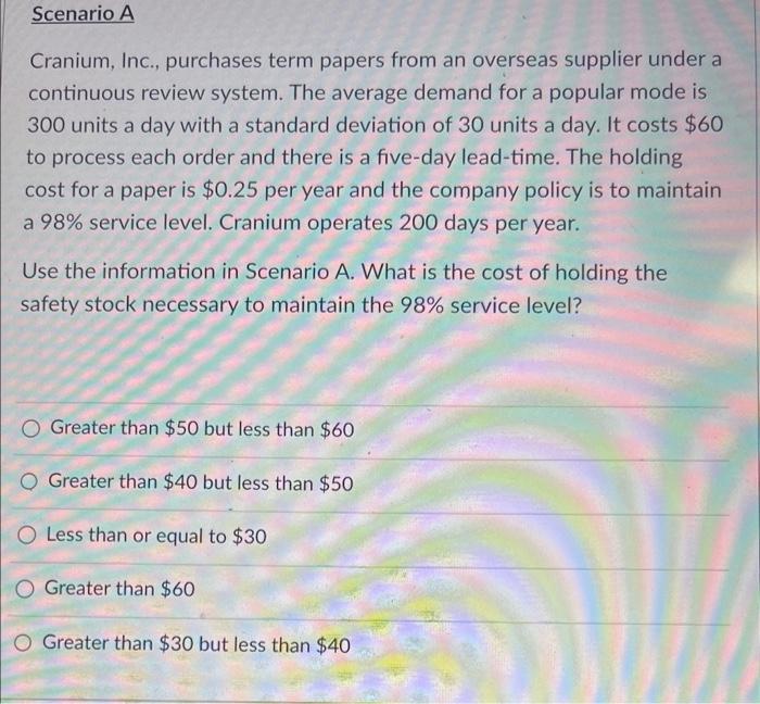 Cranium, Inc., purchases term papers from an