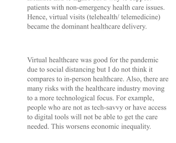 The statement in the picture discusses the