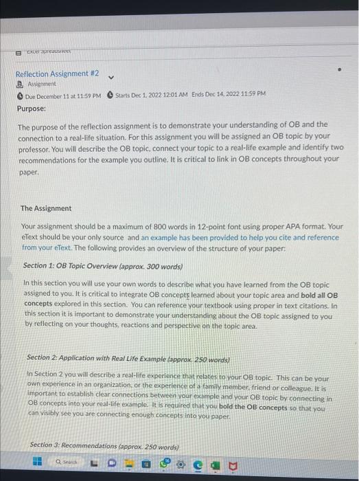 SUBJECT- ORGANIZATIONAL BEHAVIOUR TOPIC WRITE