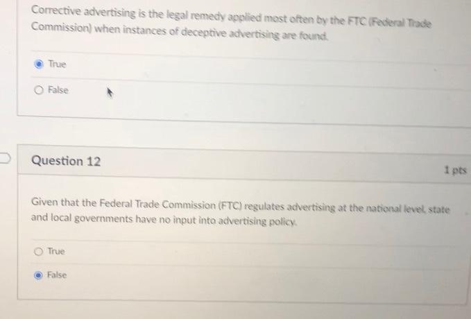 D Question 9 1 pts A good way to determine media