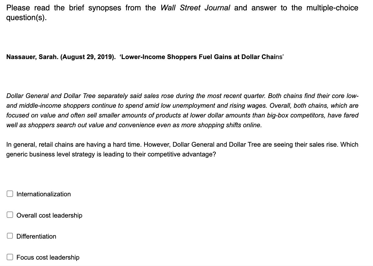 need it asap Please read the brief synopses from