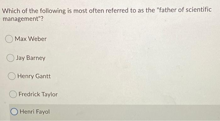 Which of the following is most often referred to