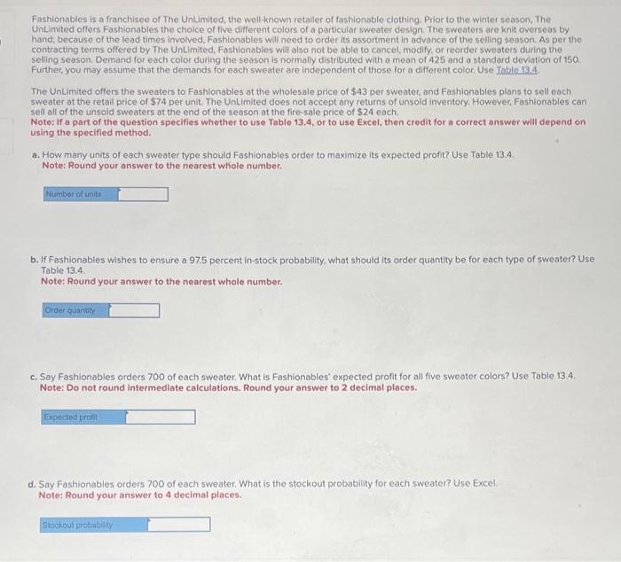answer please:) Fashionables is a franchisee of