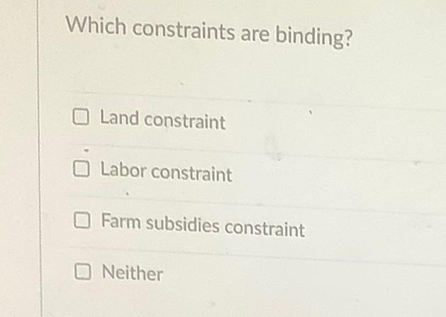 Recall Farmer Berkman's Problem from class: