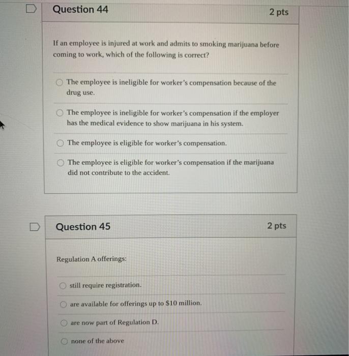 Question 42 2 pts The American Competiveness in