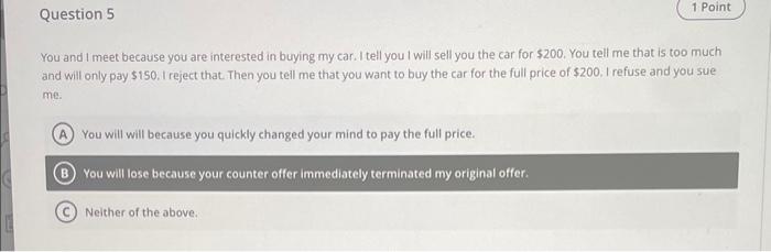 You offer me a job as your lawyer and send me a