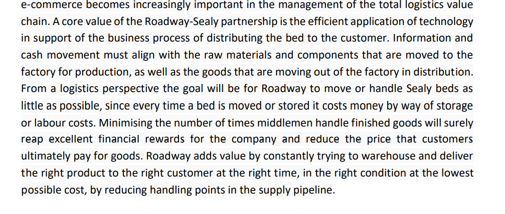 logistics function more cost effectively than