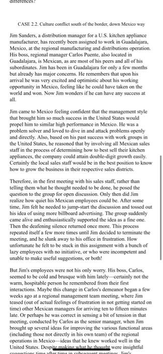 Case 2.1. Cross-cultural assessment over a cup of