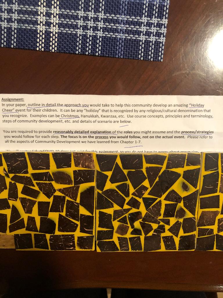 Please write a paper on this assignment if