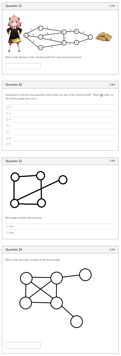 What is the distance of the shortest path from