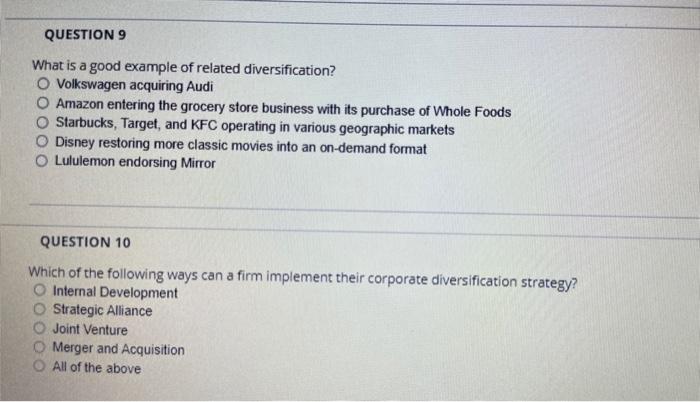 What is a good example of related